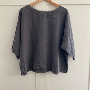 Gray Women's Tunic Top